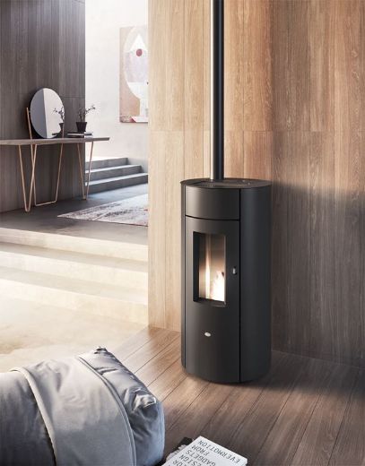 Immagine di Stufa A Pellet Eva Calor Modello Trinity Ermetica - 10,5 Kw