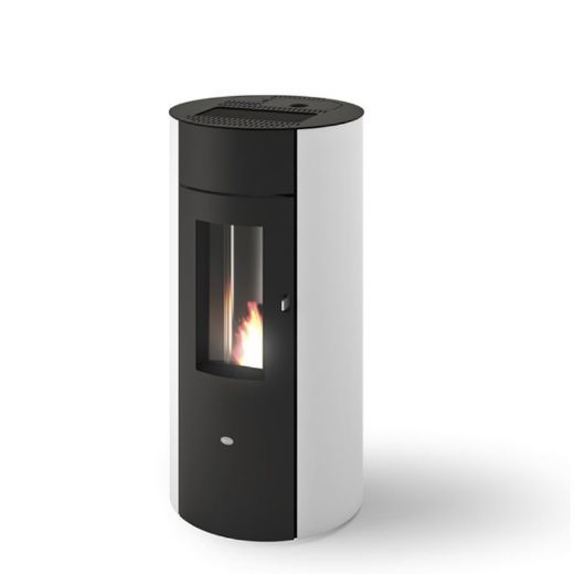 Immagine di Stufa A Pellet Eva Calor Modello Trinity Ermetica - 10,5 Kw