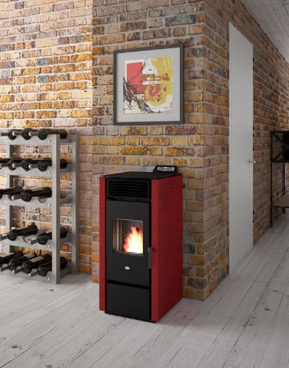 Immagine di STUFA PELLET EVA CALOR MODELLO PAOLA 14 KW