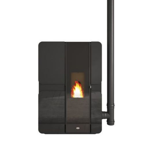 Immagine di Stufa Pellet Stretta Slim Eva Calor Modello Kendra 7,5 Kw