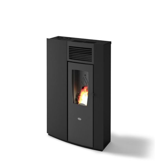 Immagine di Stufa Pellet Stretta Slim Eva Calor Modello Perla 7,5 Kw