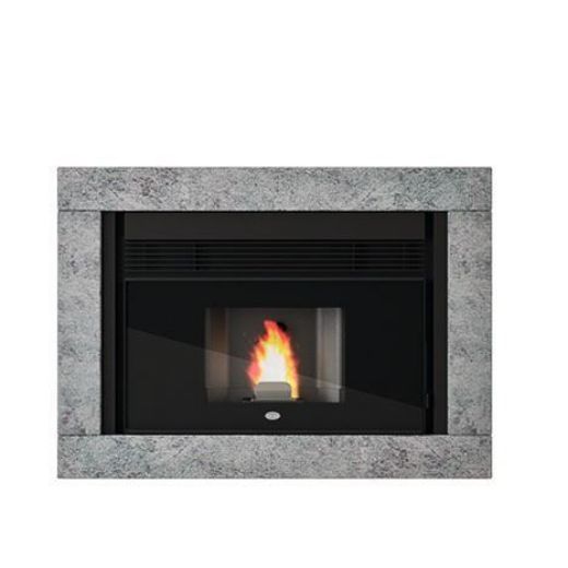 Immagine di Inserto A Pellet Eva Calor Tommy 11 Kw Nero Texure