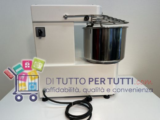 Immagine di IMPASTATRICE A SPIRALE MECNOSUD IM5MV A PENTOLA FISSA INOX 220V - 5KG