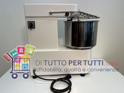 Immagine di IMPASTATRICE A SPIRALE IM8MV 8KG MECNOSUD A PENTOLA FISSA INOX 220V - 8 KG