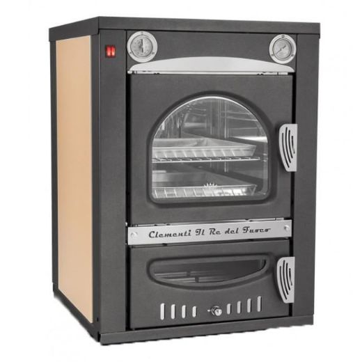 Immagine di FORNO DA INCASSO A LEGNA CLEMENTI A COTTURA INDIRETTA SMILE 45X50