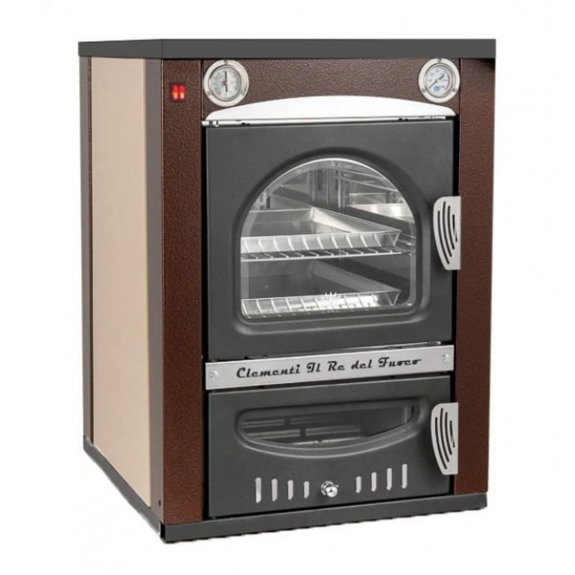 Immagine di FORNO DA INCASSO A LEGNA CLEMENTI A COTTURA INDIRETTA SMILE 45X50