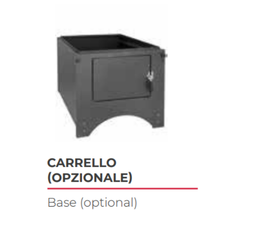 Immagine di FORNO DA INCASSO A LEGNA CLEMENTI A COTTURA INDIRETTA MASTER NERO