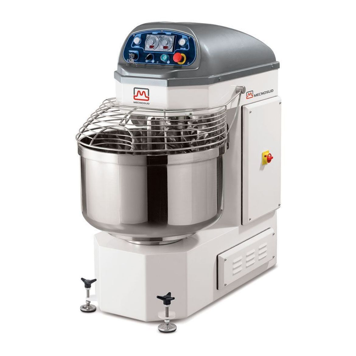 Immagine di IMPASTATRICE A SPIRALE AUTOMATICA 2 MOTORI CON INVERSIONE DI MARCIA DELLA VASCA MECNOSUD SP60 - SP80 - SP100 - SP130 - SP160 - SP200 - SP250