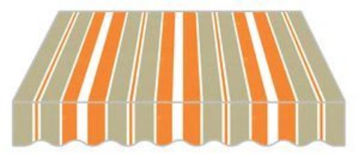 Immagine di TENDA DA SOLE  CON BRACCI CM.295X250