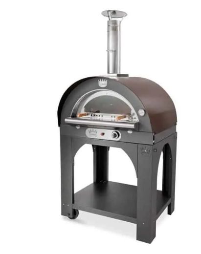 Immagine di FORNO A GAS CLEMENTI PULCINELLA 60X60 CON BASE 2 PIZZE