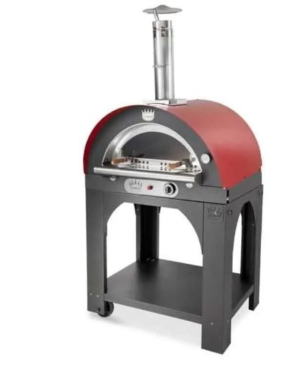 Immagine di FORNO A GAS CLEMENTI PULCINELLA 60X60 CON BASE 2 PIZZE