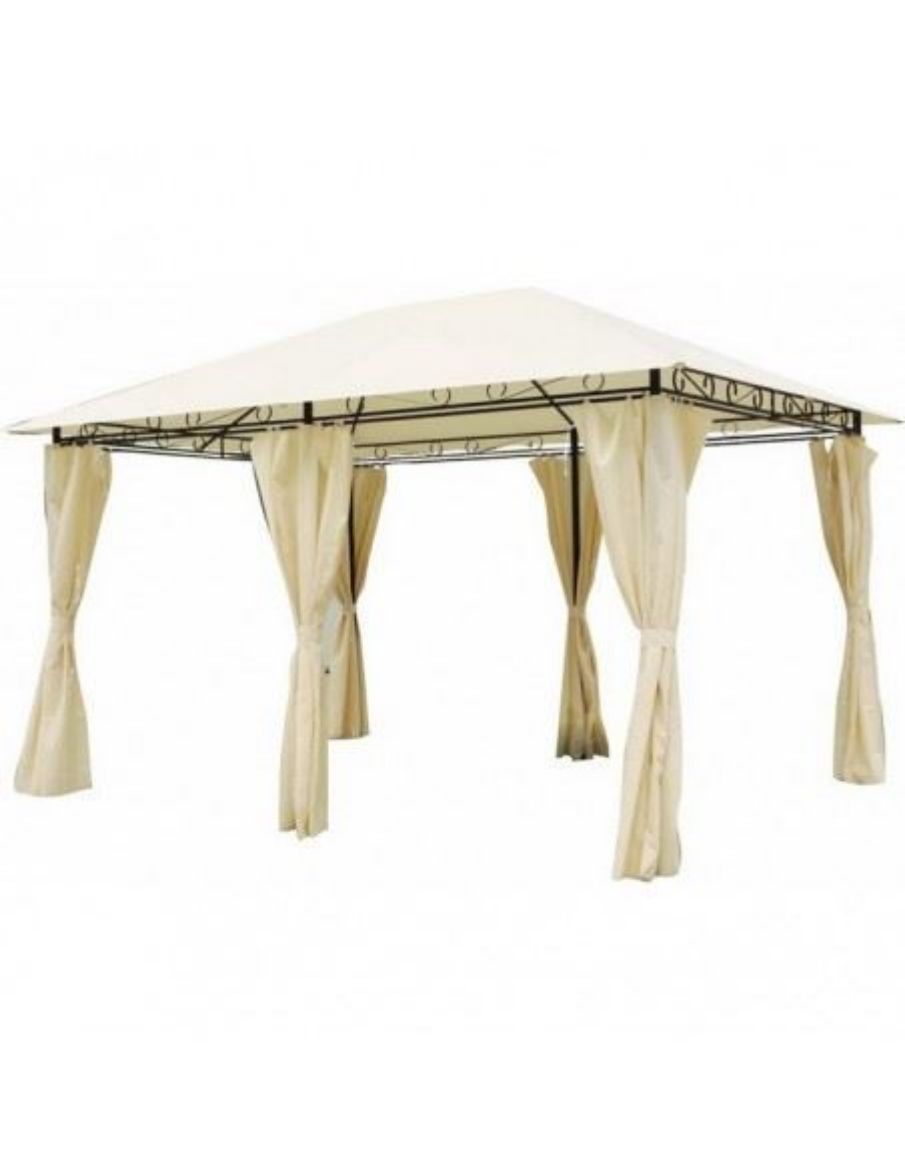 Immagine di GAZEBO IN METALLO SINES PAPILLON 3x4MT CON 6 TENDE PARASOLE