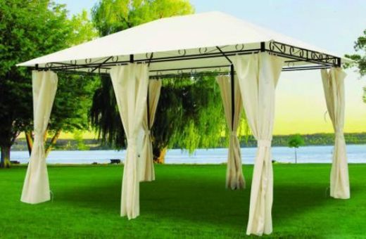 Immagine di GAZEBO IN METALLO SINES PAPILLON 3x4MT CON 6 TENDE PARASOLE