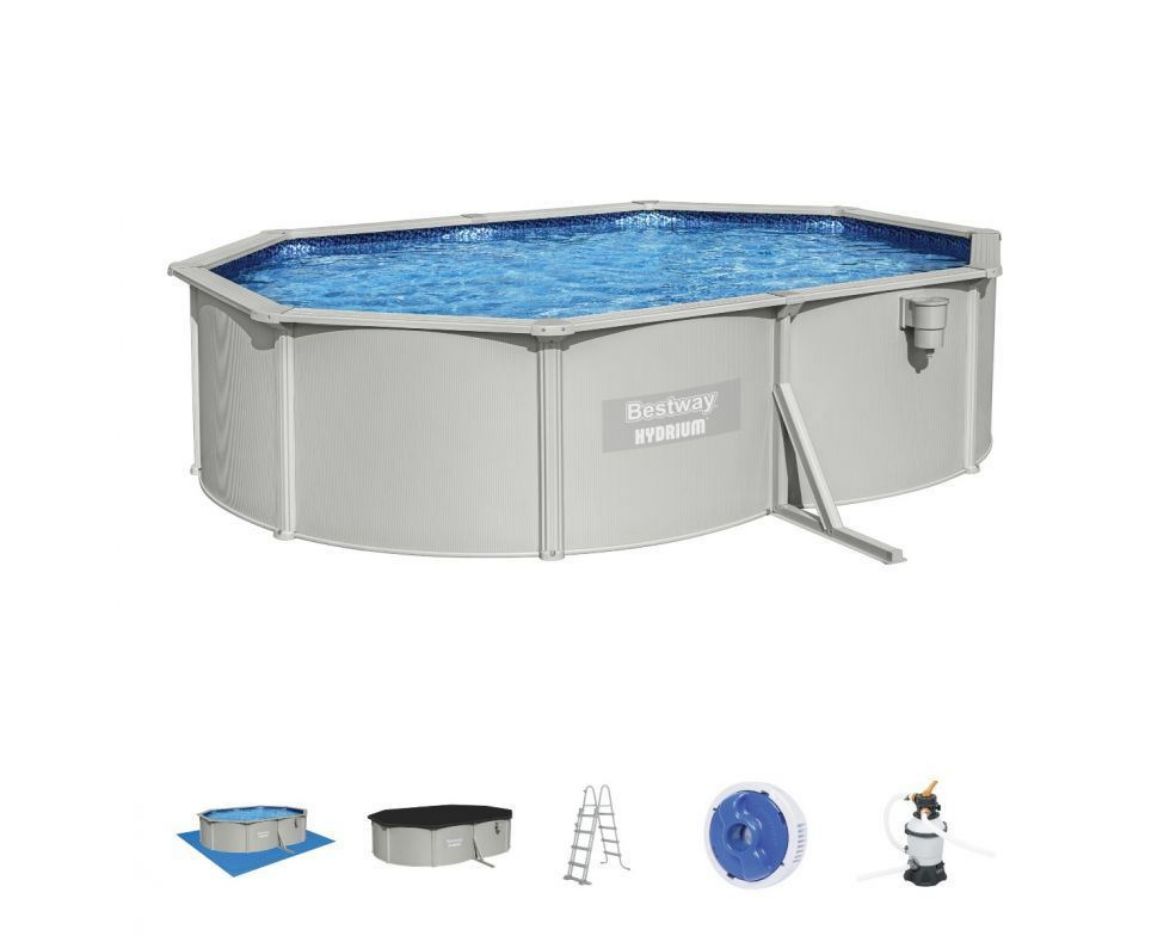 Immagine di Piscina in metallo Fuori Terra Bestway Hydrium Ovale 500x360x120cm