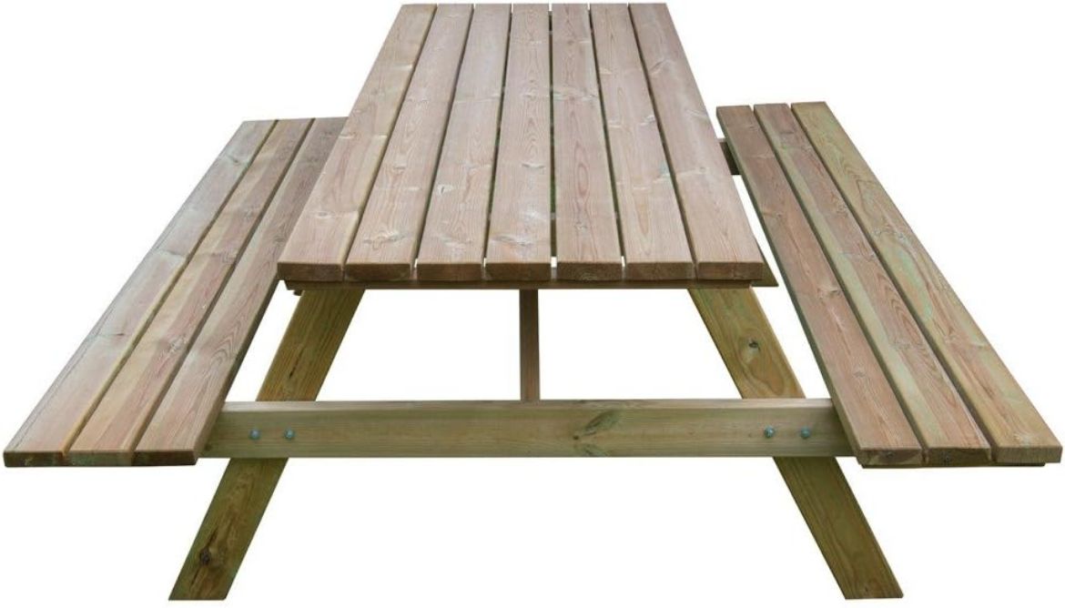Immagine di  SET PICNIC CON TAVOLO CM. 180X70XH.71, 8 PEZZI