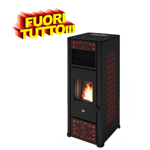 Immagine di STUFA PELLET EVA CALOR MODELLO GEMMA 15 kW CON CANALIZZAZIONE INDIPENDENTE