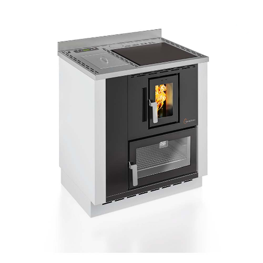 Immagine di CUCINA A PELLET VERSIONE INCASSO TERMOVANA MODELLO DESYRE 9KW CANALIZZATA 