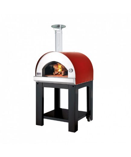 Immagine di FORNO PER PIZZA A LEGNA 60 X 60 2 PIZZE