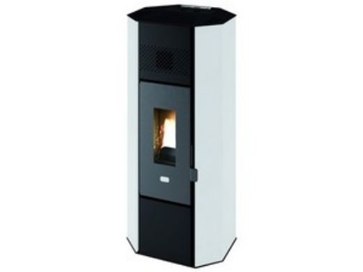 Immagine di Stufa A Pellet Ventilata Punto fuoco Titti Da 6,3 KW 