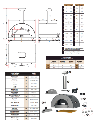 Immagine di FORNO ALFA FORNI CLASSICO 2 PIZZE GAS