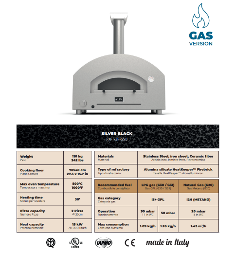 Immagine di FORNO ALFA FORNI MODELLO FUTURO 2 PIZZE