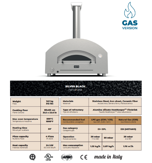 Immagine di FORNO ALFA FORNI MODELLO FUTURO 4 PIZZE