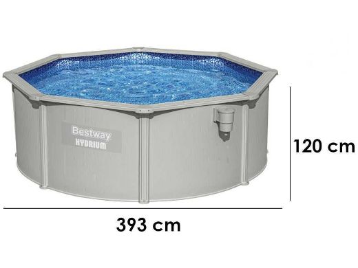 Immagine di PISCINA METALLO COMPLETA 360X120H